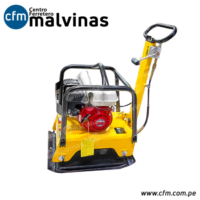 PLANCHA COMPACTADORA REVERSIBLE CON MOTOR HONDA GX160 DE 5.5HP